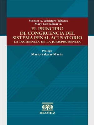cover image of El principio de congruencia del sistema penal acusatorio